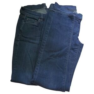 Ann Taylor Petite Jeans Bundle Modern Fit Dark Wash Denim Size‎ 2P